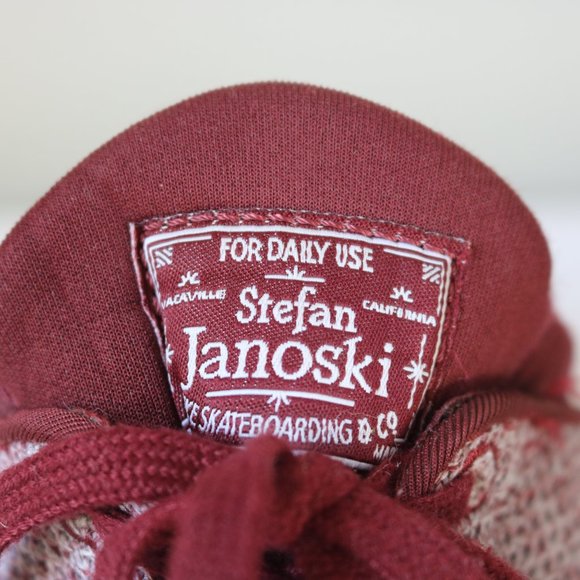 Nike Stefan Janoski Max 'Dark Team Red' Shoes - Picture 5 of 6